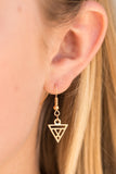 Paparazzi "Point Of Perfection - Gold" necklace Paparazzi Jewelry