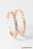 Paparazzi "Polished Princess - Rose Gold" earring Paparazzi Jewelry