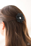 Paparazzi "Polka Dot Picnic - Black" hair clip Paparazzi Jewelry