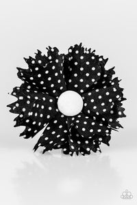 Paparazzi "Polka Dot Picnic - Black" hair clip Paparazzi Jewelry