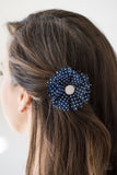 Paparazzi "Polka Dot Picnic - Blue" hair clip Paparazzi Jewelry
