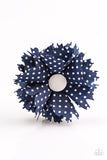Paparazzi "Polka Dot Picnic - Blue" hair clip Paparazzi Jewelry