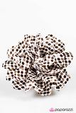 Paparazzi "Polka Party - Brown" hair clip Paparazzi Jewelry