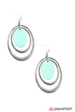 Paparazzi "Poolside" Blue Earrings Paparazzi Jewelry