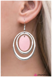 Paparazzi "Poolside - Pink" earring Paparazzi Jewelry