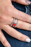 Paparazzi "POP Rival" Red Ring Paparazzi Jewelry