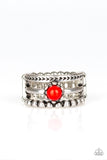 Paparazzi "POP Rival" Red Ring Paparazzi Jewelry