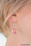 Paparazzi "Portland Party - Orange" earring Paparazzi Jewelry