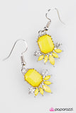Paparazzi "Portland Party - Yellow" earring Paparazzi Jewelry