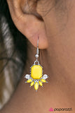 Paparazzi "Portland Party - Yellow" earring Paparazzi Jewelry
