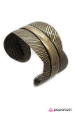 Paparazzi "Poshly Pocahontas - Brass" bracelet Paparazzi Jewelry