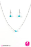 Paparazzi "Poshly Prim - Blue" necklace Paparazzi Jewelry