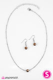 Paparazzi "Poshly Prim - Brown" necklace Paparazzi Jewelry
