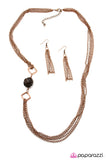 Paparazzi "Positive Thinking - Copper" necklace Paparazzi Jewelry