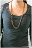 Paparazzi "Positive Thinking - Copper" necklace Paparazzi Jewelry