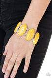 Paparazzi "Power Pop" Yellow Bracelet Paparazzi Jewelry