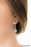 Paparazzi "Precious Gem" Green Necklace & Earring Set Paparazzi Jewelry