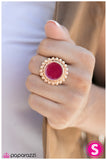Paparazzi "Presentation Is Everything" Pink Ring Paparazzi Jewelry