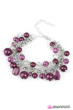 Paparazzi "Pretty and Poised" Purple Bracelet Paparazzi Jewelry