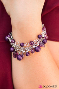 Paparazzi "Pretty and Poised" Purple Bracelet Paparazzi Jewelry