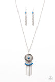 Paparazzi "Pretty In Panama" Blue Necklace & Earring Set Paparazzi Jewelry