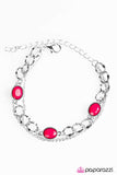 Paparazzi "Pretty In Paris - Pink" bracelet Paparazzi Jewelry