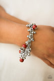 Paparazzi "Pretty In Posh" Red Bracelet Paparazzi Jewelry