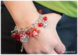 Paparazzi "Pretty Playful" Red Bracelet Paparazzi Jewelry