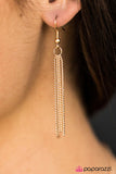 Paparazzi "Pretty Prismatic" Gold Necklace & Earring Set Paparazzi Jewelry