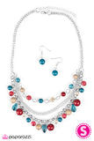 Paparazzi "Pretty Promenade" Multi Necklace & Earring Set Paparazzi Jewelry