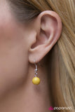 Paparazzi "Pretty Promenade" Yellow Necklace & Earring Set Paparazzi Jewelry