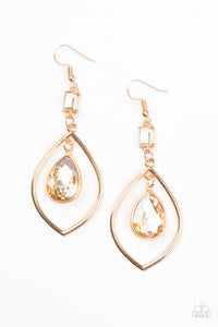 Paparazzi "Priceless" Gold Earrings Paparazzi Jewelry