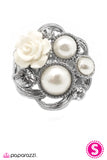 Paparazzi "Princess Charming" White Ring Paparazzi Jewelry