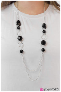 Paparazzi "Prismatic" Black Necklace & Earring Set Paparazzi Jewelry