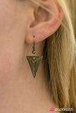 Paparazzi "PRISM Break - Brass" necklace Paparazzi Jewelry