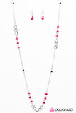 Paparazzi "Pristine Bay - Pink" necklace Paparazzi Jewelry