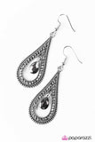 Paparazzi "Prom Pageantry" Silver Earrings Paparazzi Jewelry