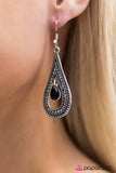 Paparazzi "Prom Pageantry" Black Earrings Paparazzi Jewelry