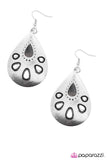 Paparazzi "Proud As A Peacock" Black Earrings Paparazzi Jewelry
