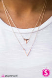 Paparazzi "Prove Your Point - Rose Gold" necklace Paparazzi Jewelry