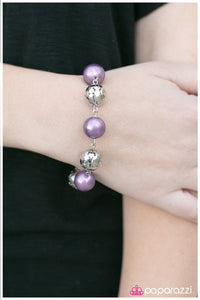 Paparazzi "P.S. I Love You - Purple" bracelet Paparazzi Jewelry