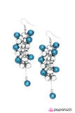 Paparazzi "Pulling Away - Blue" earring Paparazzi Jewelry