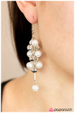 Paparazzi "Pulling Away - White" earring Paparazzi Jewelry