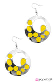 Paparazzi "Pull Yourself Together - Yellow" earring Paparazzi Jewelry