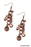 Paparazzi "Pure Bliss" Copper Earrings Paparazzi Jewelry