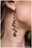 Paparazzi "Pure Bliss" Copper Earrings Paparazzi Jewelry