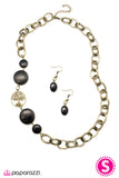 Paparazzi "Pure Country" Brass Necklace & Earring Set Paparazzi Jewelry