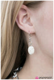 Paparazzi "Pure Country" White Necklace & Earring Set Paparazzi Jewelry