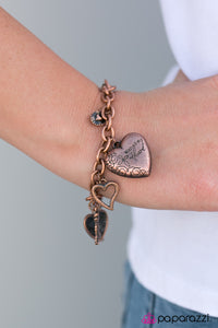 Paparazzi "Pure In Heart" Copper Bracelet Paparazzi Jewelry