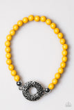 Paparazzi "Put A Spin On It - Yellow" bracelet Paparazzi Jewelry
